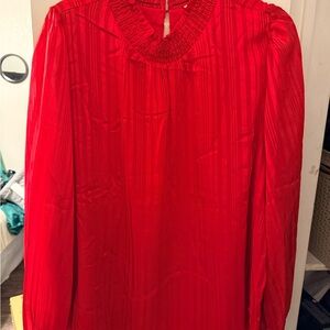 JODIFL Vibrant Red Blouse